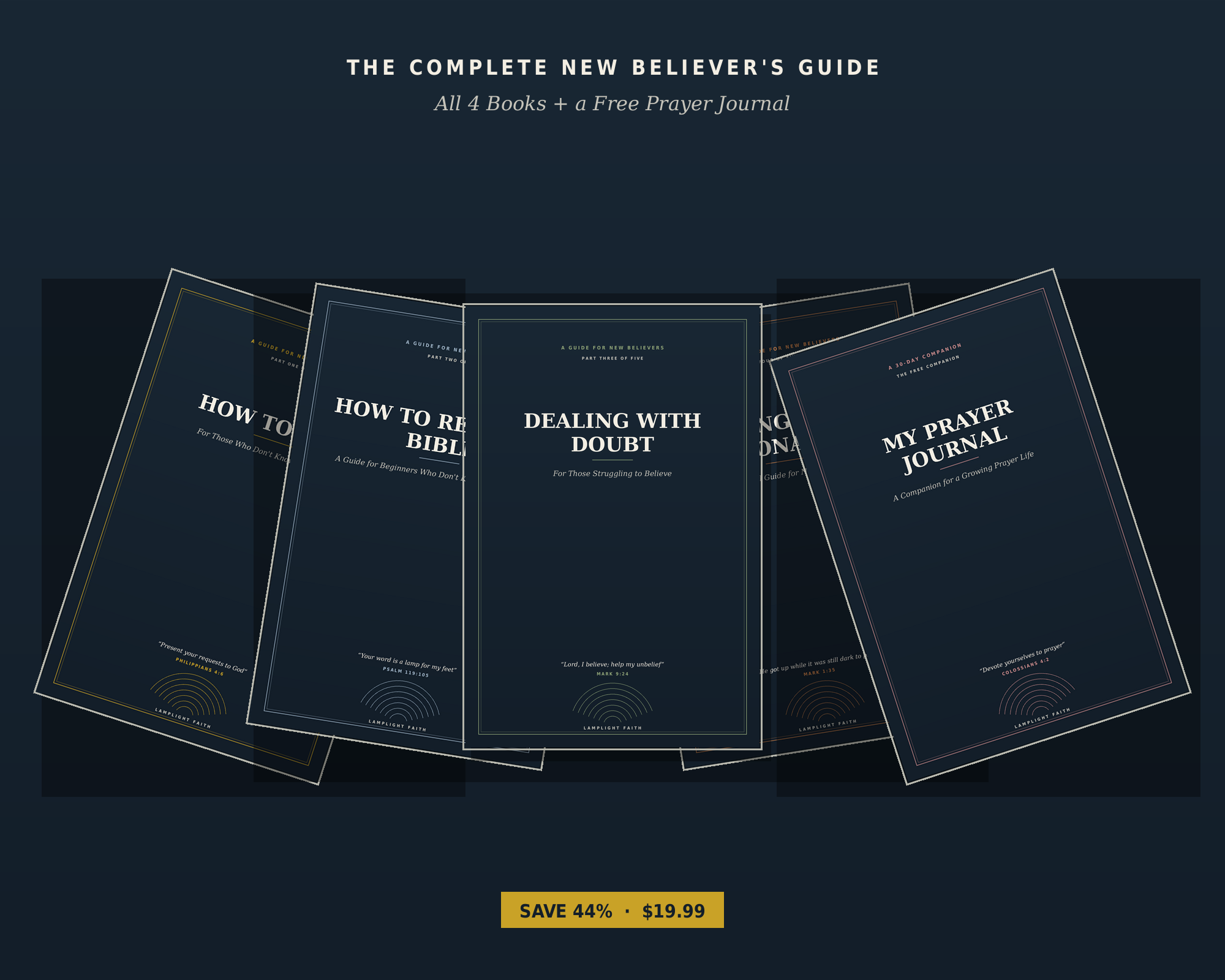 The Complete New Believer’s Guide — All 4 Books + Free Prayer Journal