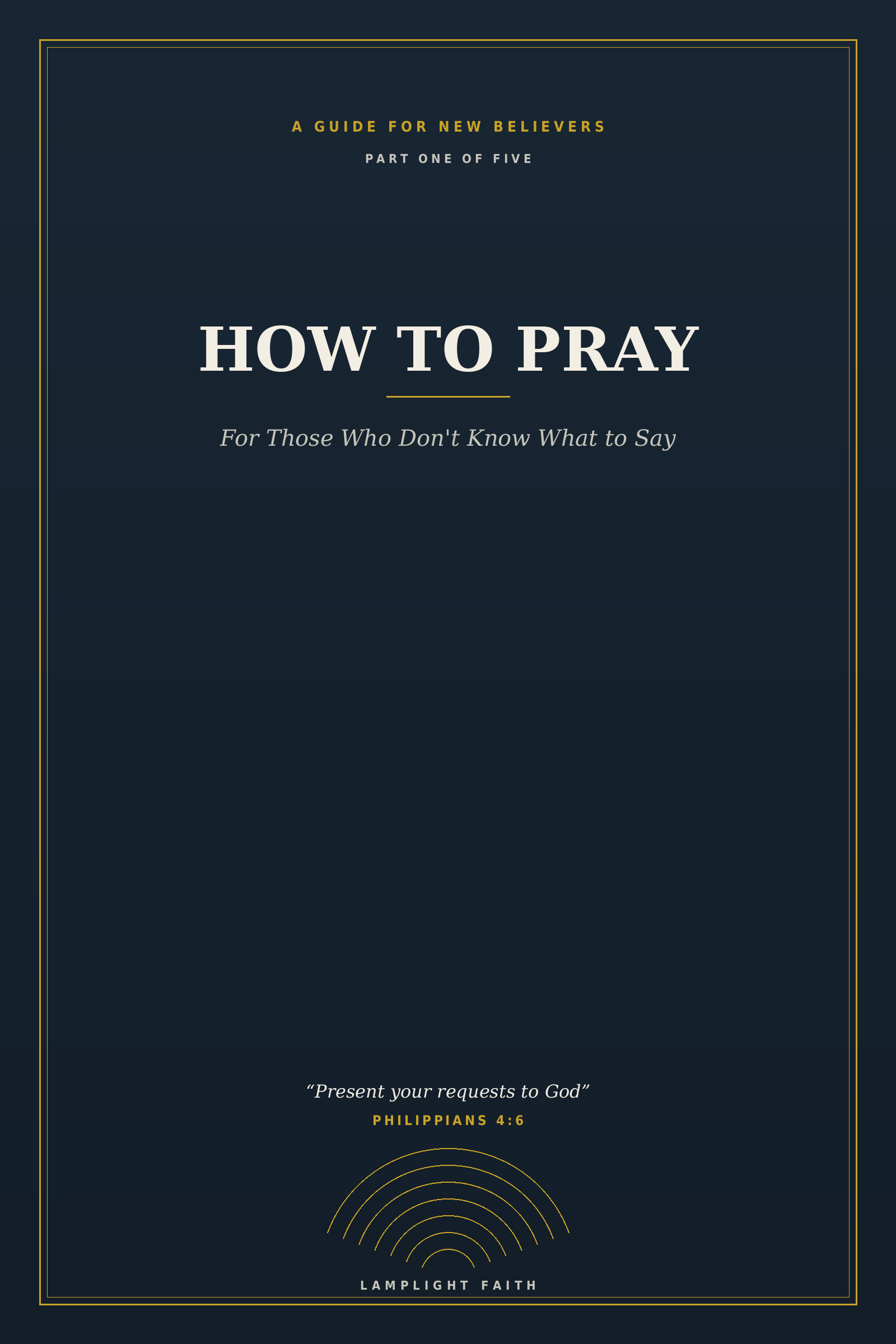 How to Pray: A Guide for New Believers Who Don’t Know What to Say